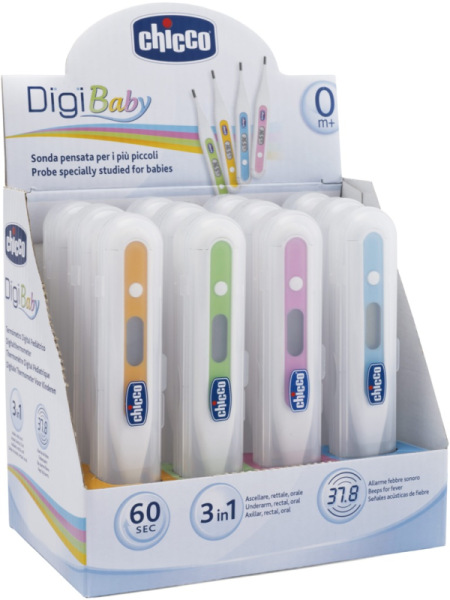 Chicco Thermomètre Digital Pédiatrique 3 en 1 Digi Baby